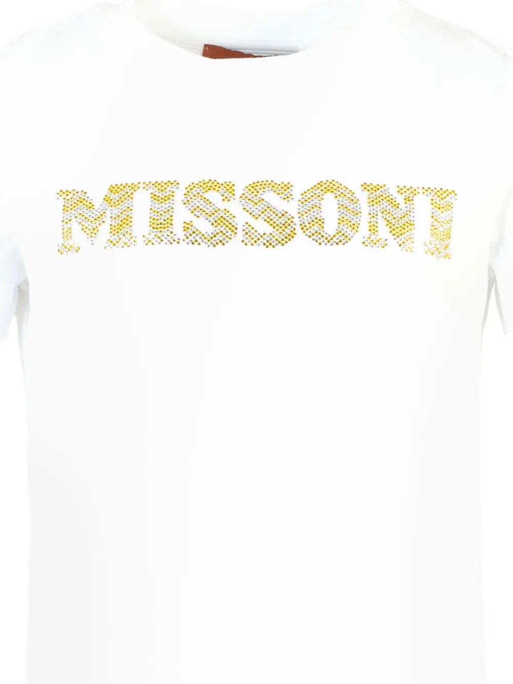 Футболка с короткими рукавами и логотипом Missoni Kids, белый — фото 3