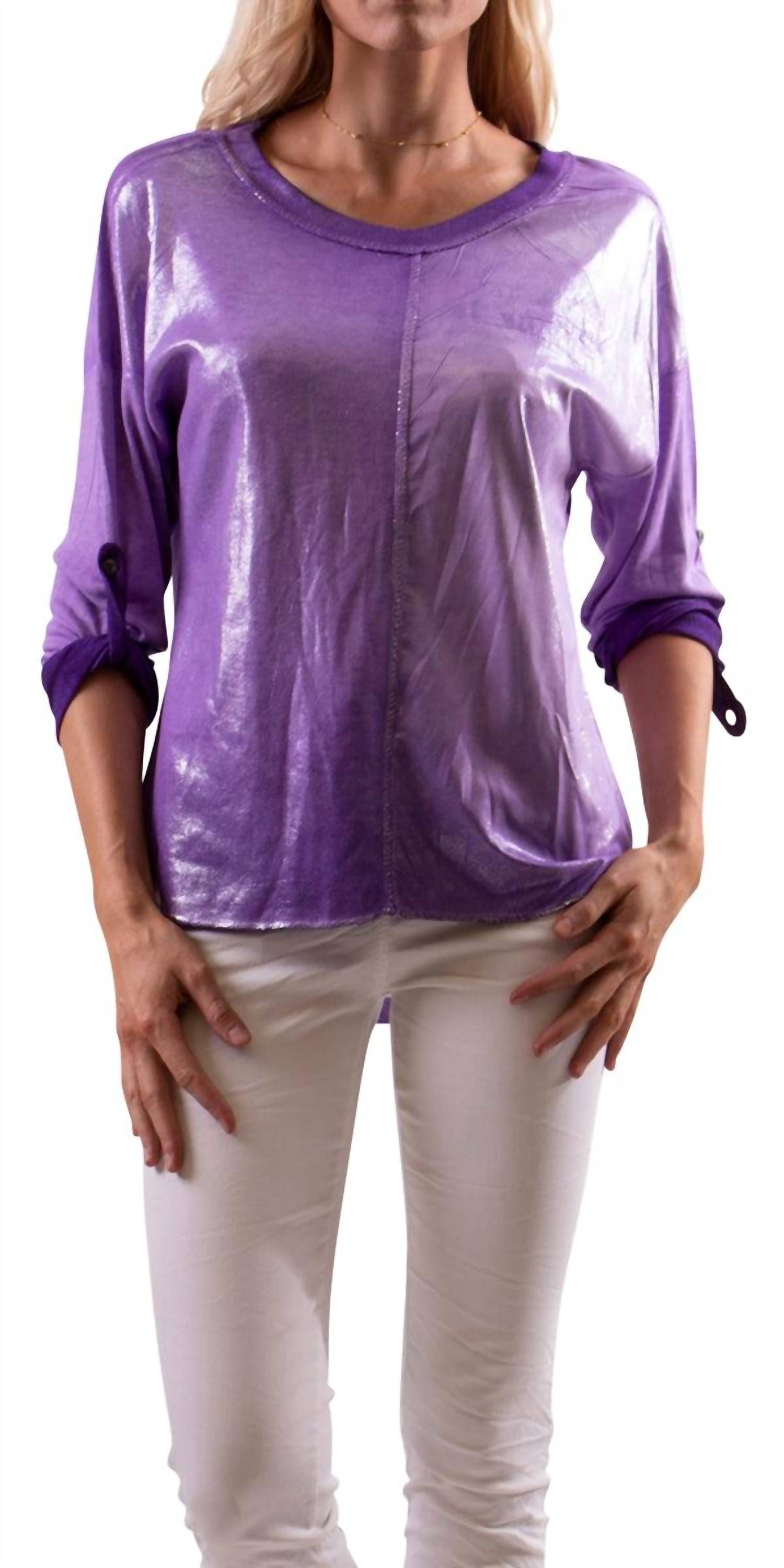 

Блуза-свитер Alicia фиолетового цвета Gigi Moda, фиолетовый