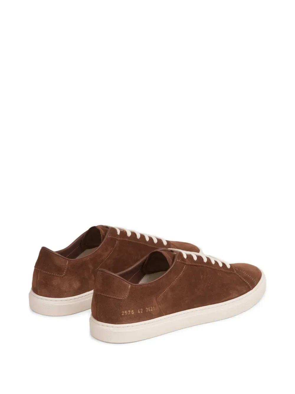 Замшевые кроссовки Achilles Common Projects, коричневый — фото 3