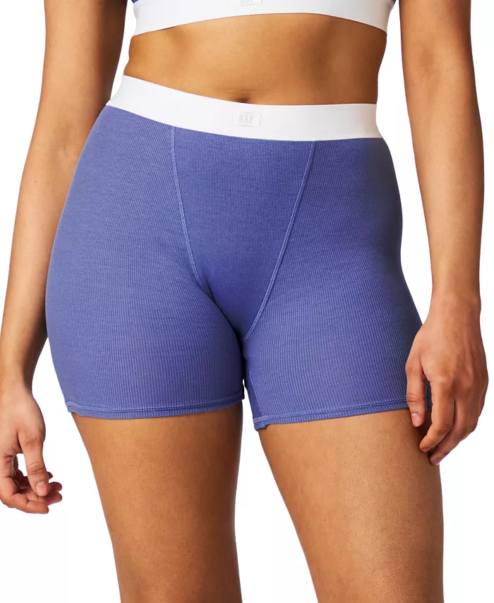 

Трусы GapBody Women's Logo Comfort High-Waist Shorts GPW01070, синий