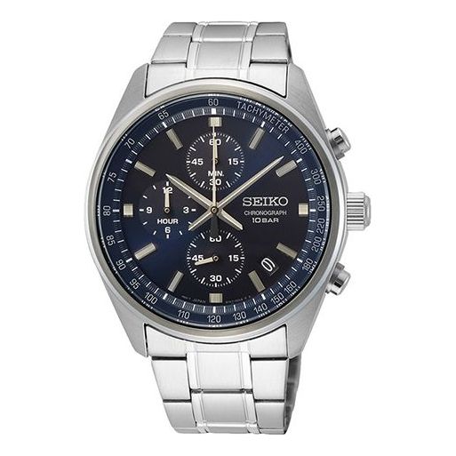 

Часы Men's SEIKO Three Eyes Business Blue Watch, синий