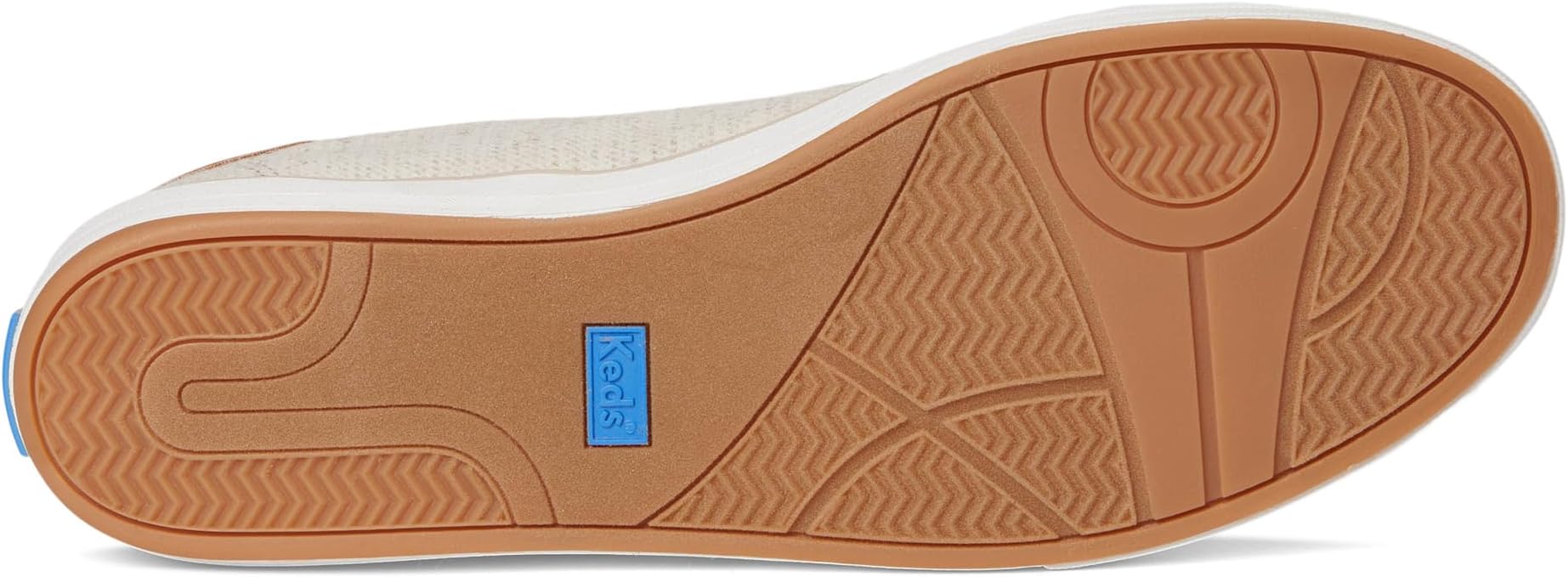 Кроссовки Keds Center III Lace Up, цвет Oatmeal Fall Tweed — фото 3