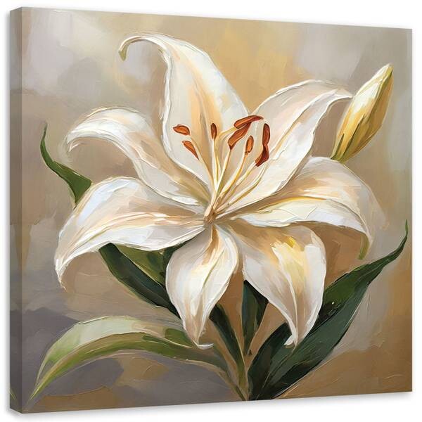 

Картина арт-принт KUNSTLOFT Lily's Graceful Bloom 2, бежевый