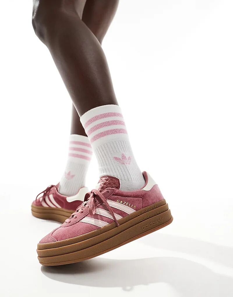Кроссовки Gazelle Bold розового цвета adidas Originals