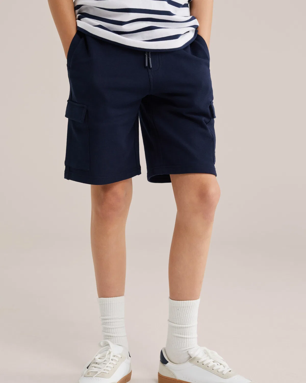 Обычные брюки We Fashion, Marine Blue — фото 3