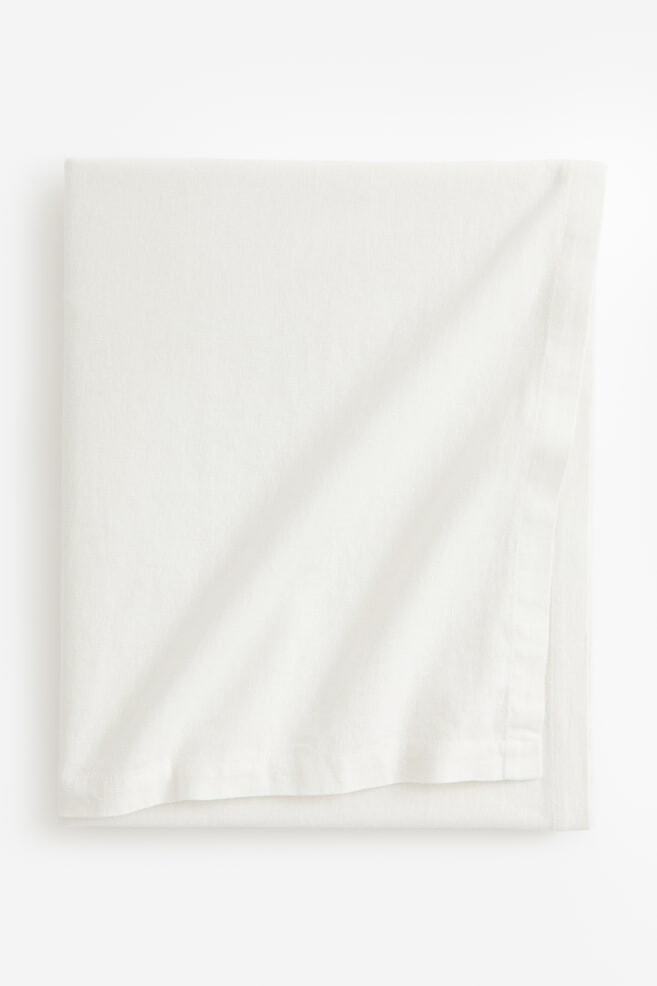 

Скатерть из смесового льна H&M, 140x240 см, белый