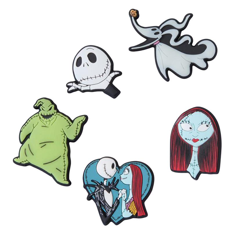 

Аксессуары для обуви из ПВХ Unisex Christmas Nightmare, набор из 5 предметов Crocs, christmas nightmare five-piece set