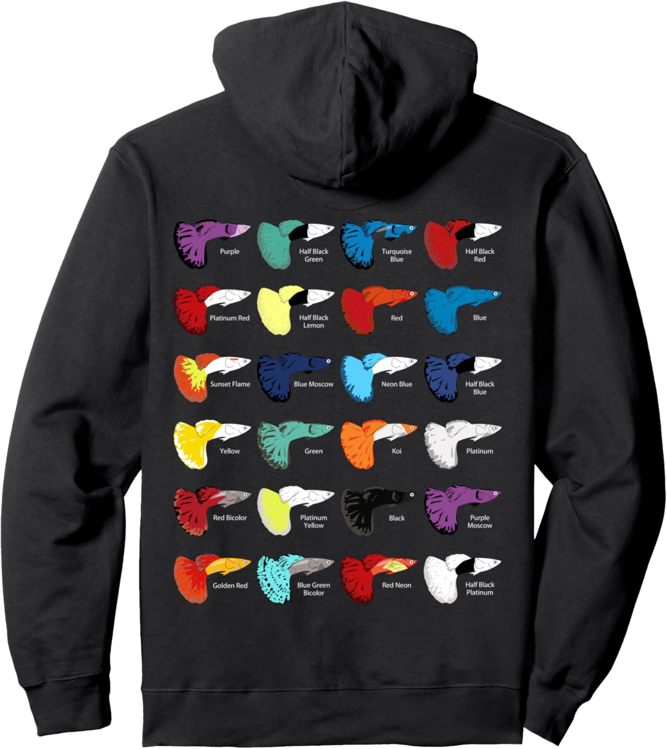 

Гуппи Гуппи Livebearer Аквариум Fishkeeper Танк Аквариумист Толстовка Aquascaping Aquarium & Fish Keeping Merch Apparel, черный