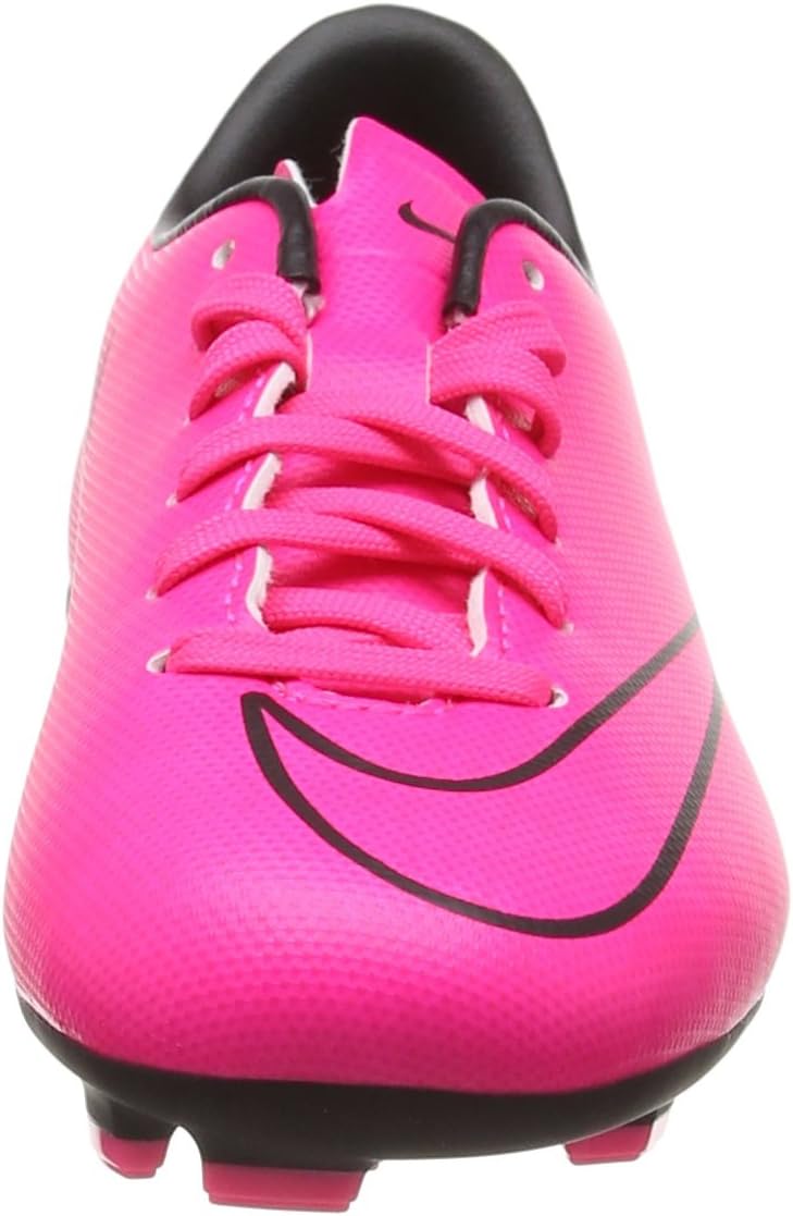 Детские кроссовки Nike Mercurial Victory V FG-Squadron Blue/Black/Squadron Blue, розовый — фото 4