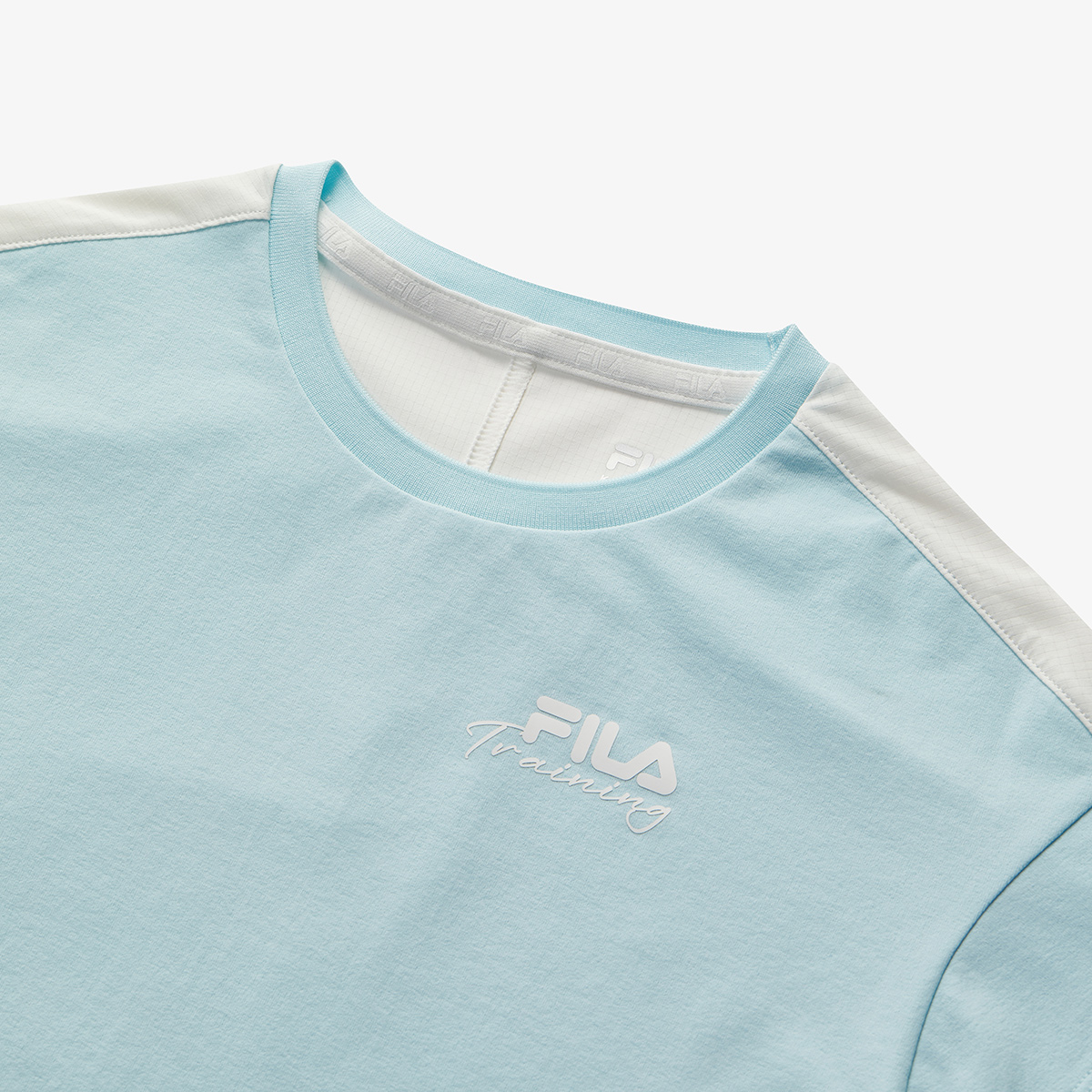 Футболка aqua для детей 3-7 лет FILA KIDS, синий — фото 4