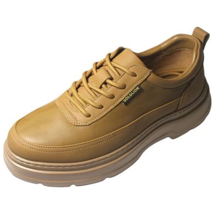 GOLDLION Casual Shoes Men's Earth Yellow