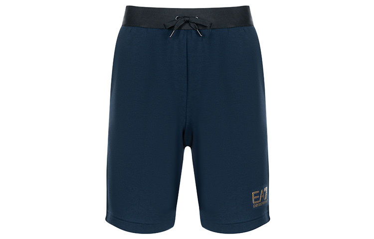 Футболка EA7 SS21 Повседневные шорты мужские темно-синий EMPORIO ARMANI — фото 2