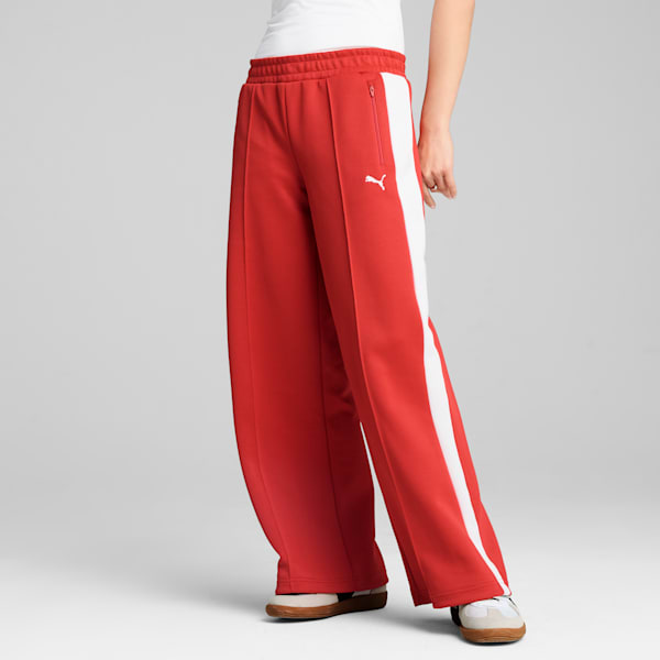 

Женские спортивные брюки с низкой посадкой T7 Puma, красный