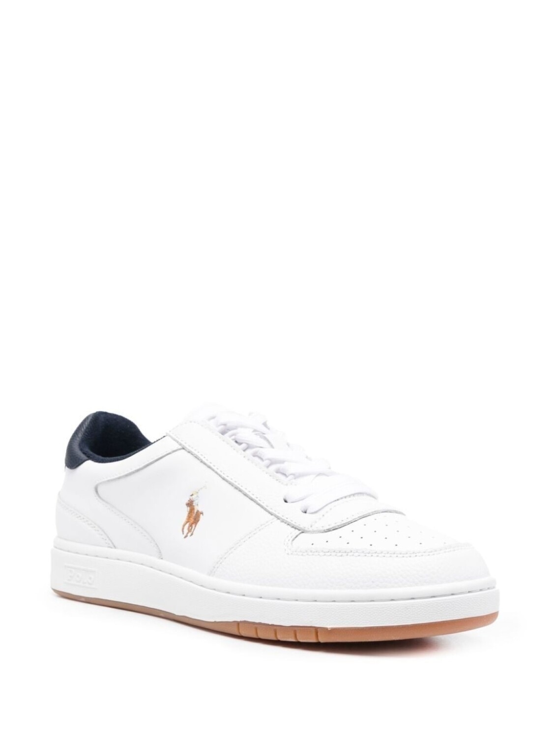 Polo Ralph Lauren кроссовки Court с вышитым логотипом, белый — фото 2