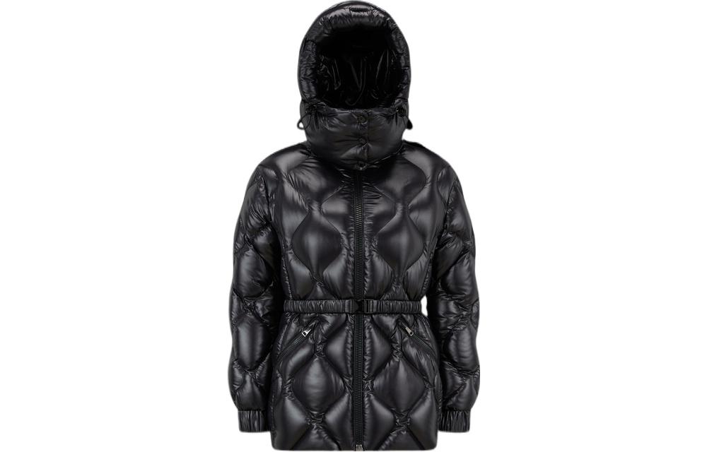 

Пуховик женский черный Moncler