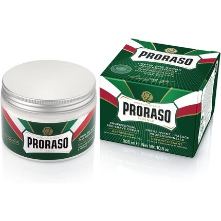 

Зеленый крем перед бритьем, освежающий и тонизирующий, 300 мл, Proraso