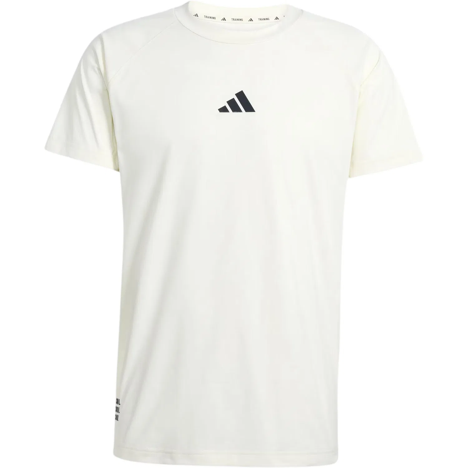 Мужская тренировочная футболка Quick Dry Adidas, Ivory White