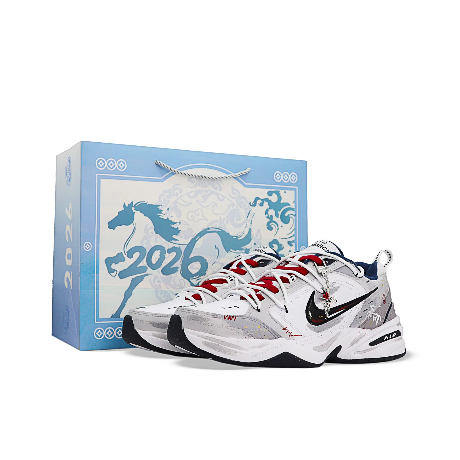 Кроссовки повседневные Nike Air Monarch 4 Gray White