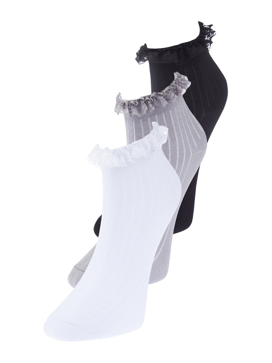 

Носки Trendyol, цвет mottled grey/Black/White