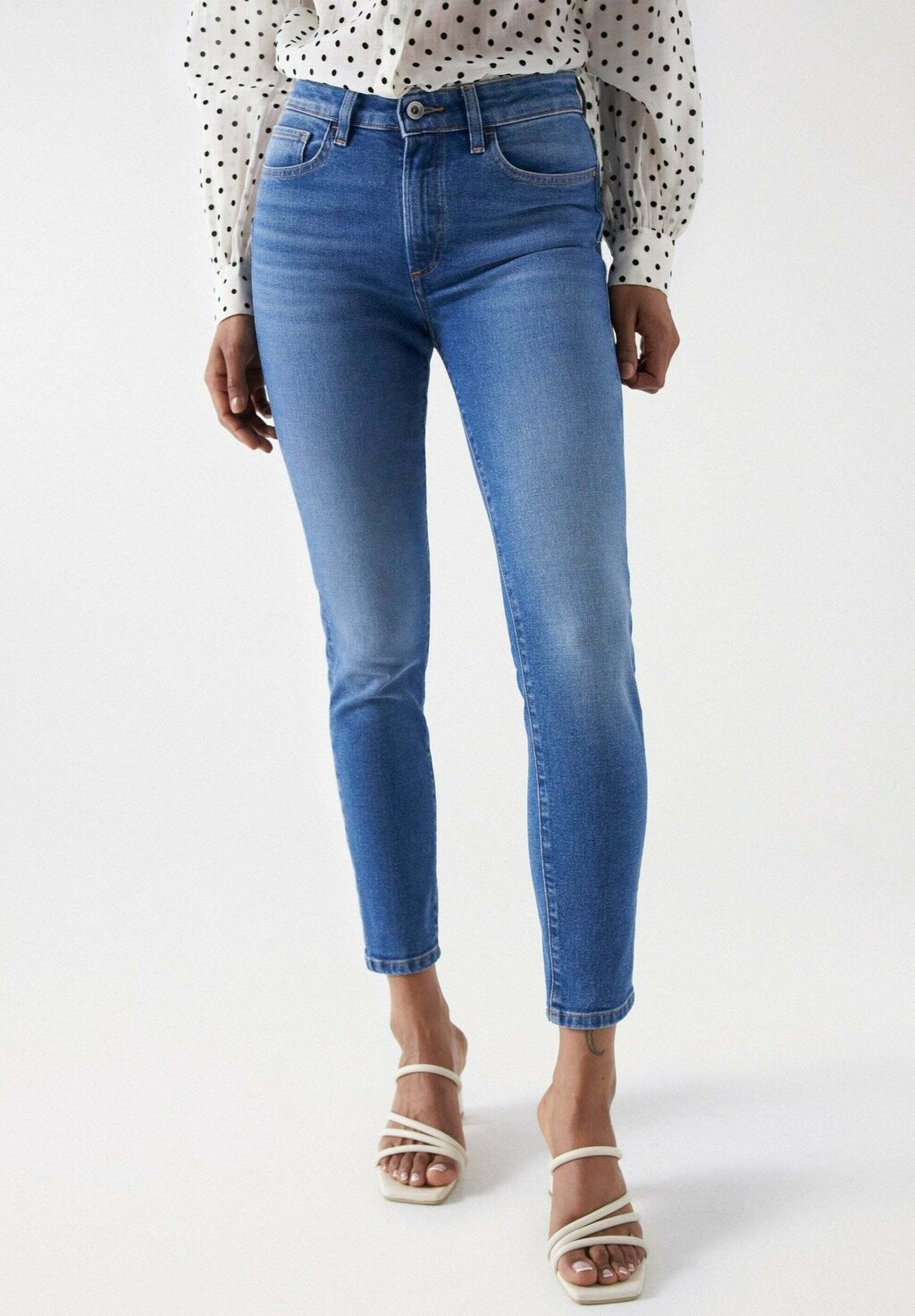 

Джинсы приталенного кроя DESTINY PUSH UP CROPPED Salsa Jeans, цвет blau