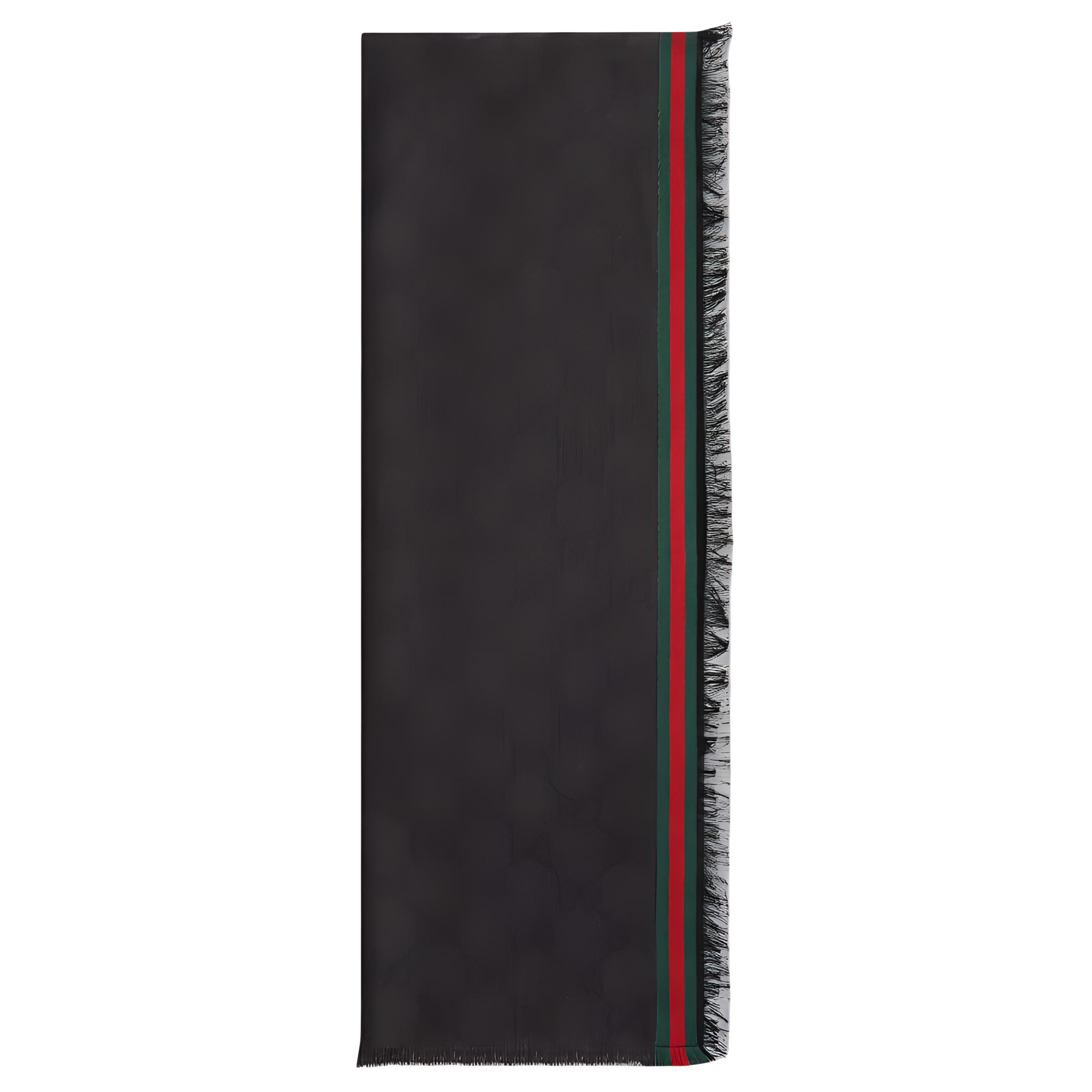 

GUCCI Веб трим шаль, Black