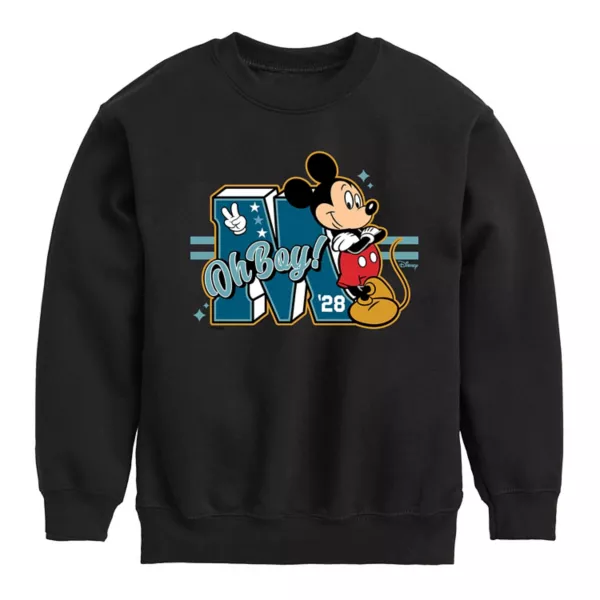 

Флисовая толстовка с Микки Маусом для мальчиков 8-20 лет! Disney, черный