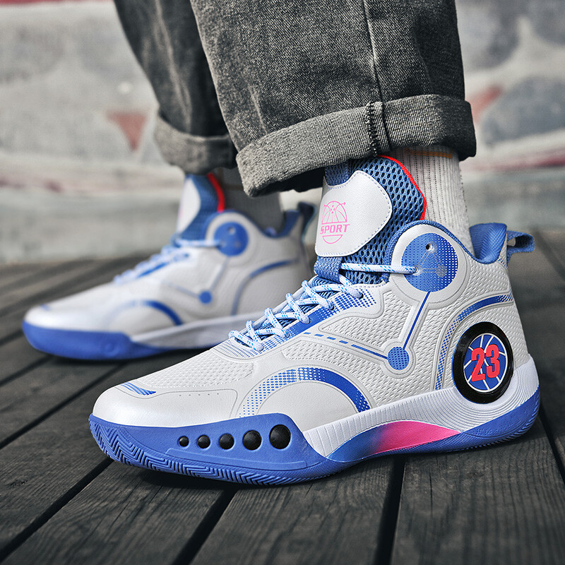 Детские баскетбольные кроссовки GS Low-top Saint Waters Three Point Waters, бежевый — фото 2