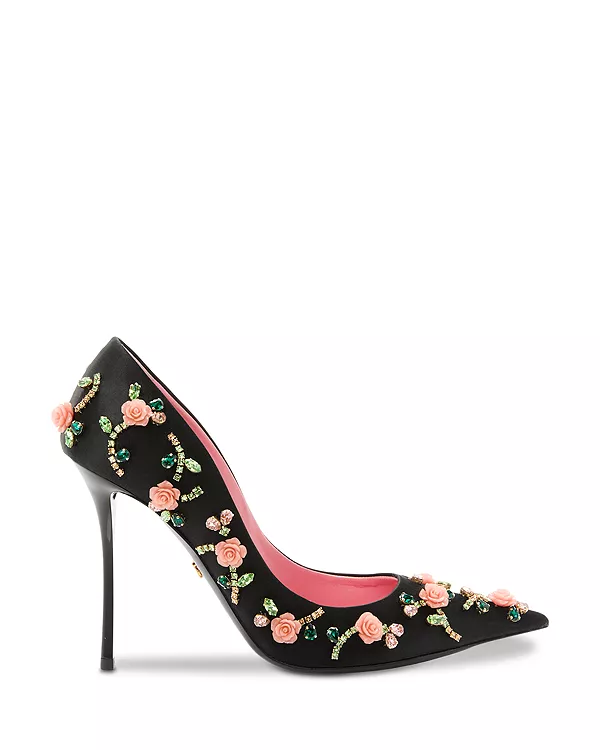 Женские туфли с декором Dolce & Gabbana, черный — фото 3