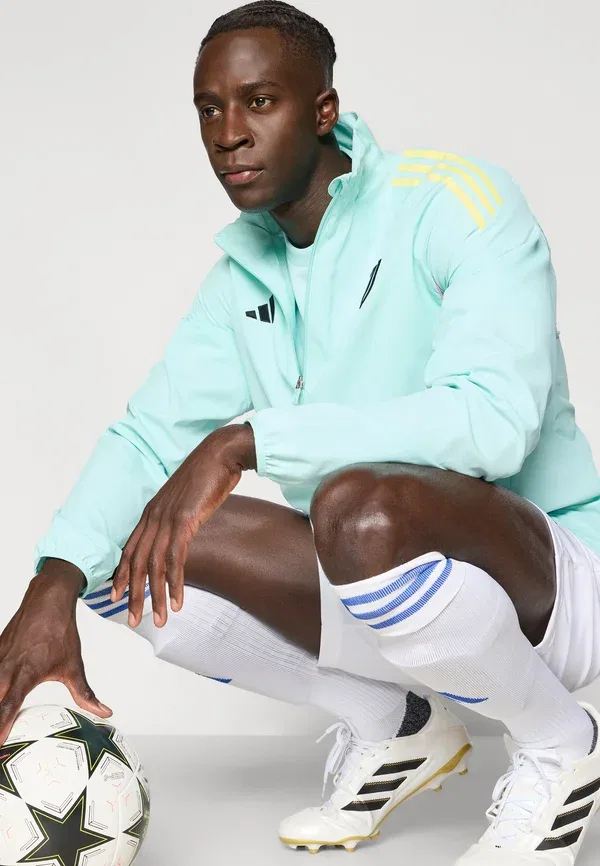 Толстовка Adidas Performance, полублестящий аква — фото 4