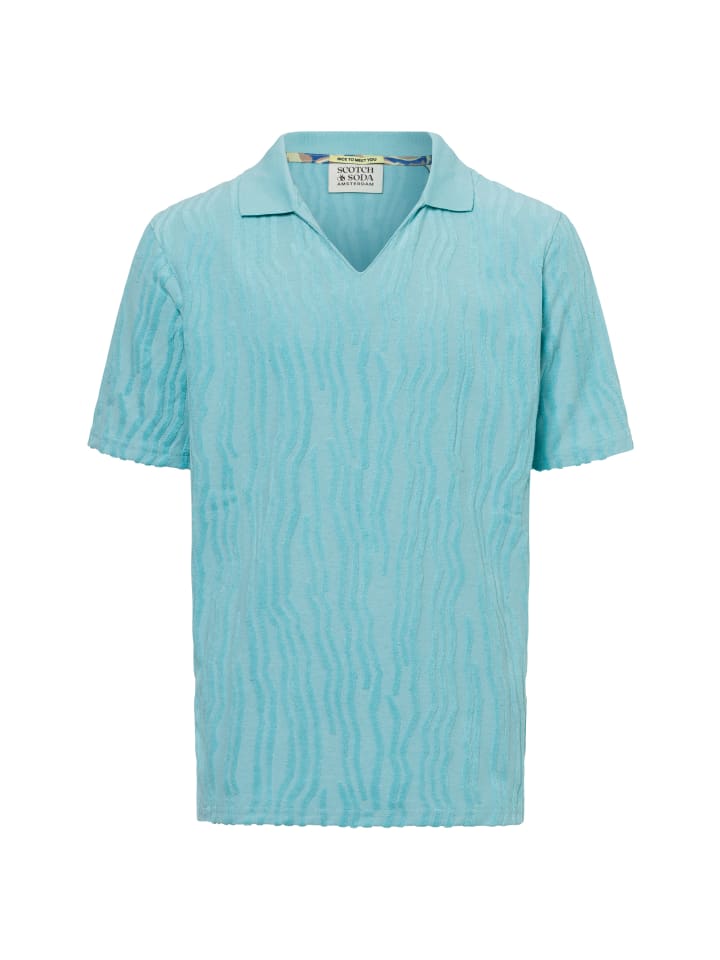 

Футболка поло Scotch & Soda, цвет aqua
