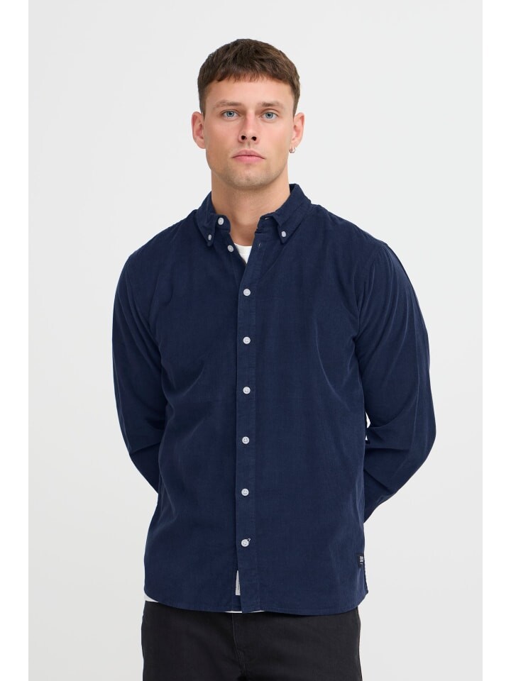 

Рубашка BLEND Langarmhemd BHShirt 20718193, синий