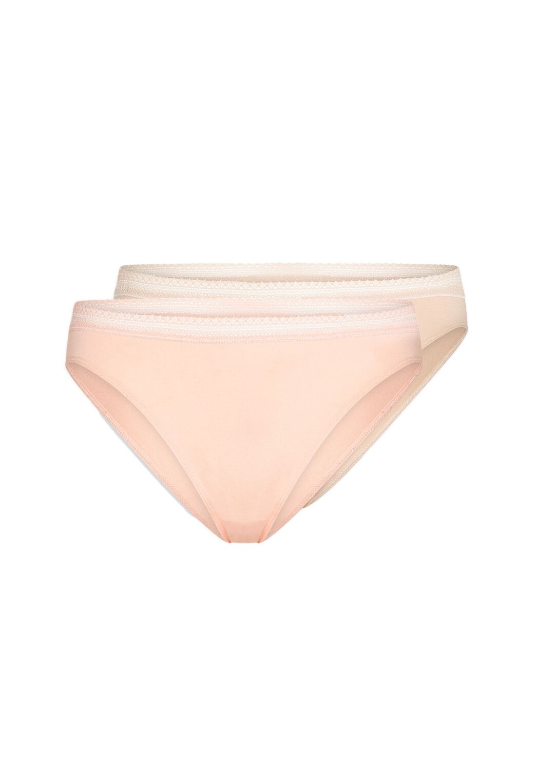 

Трусы Rio - набор из 2 хлопковых кружевных трусов SCHIESSER, цвет Orange Beige
