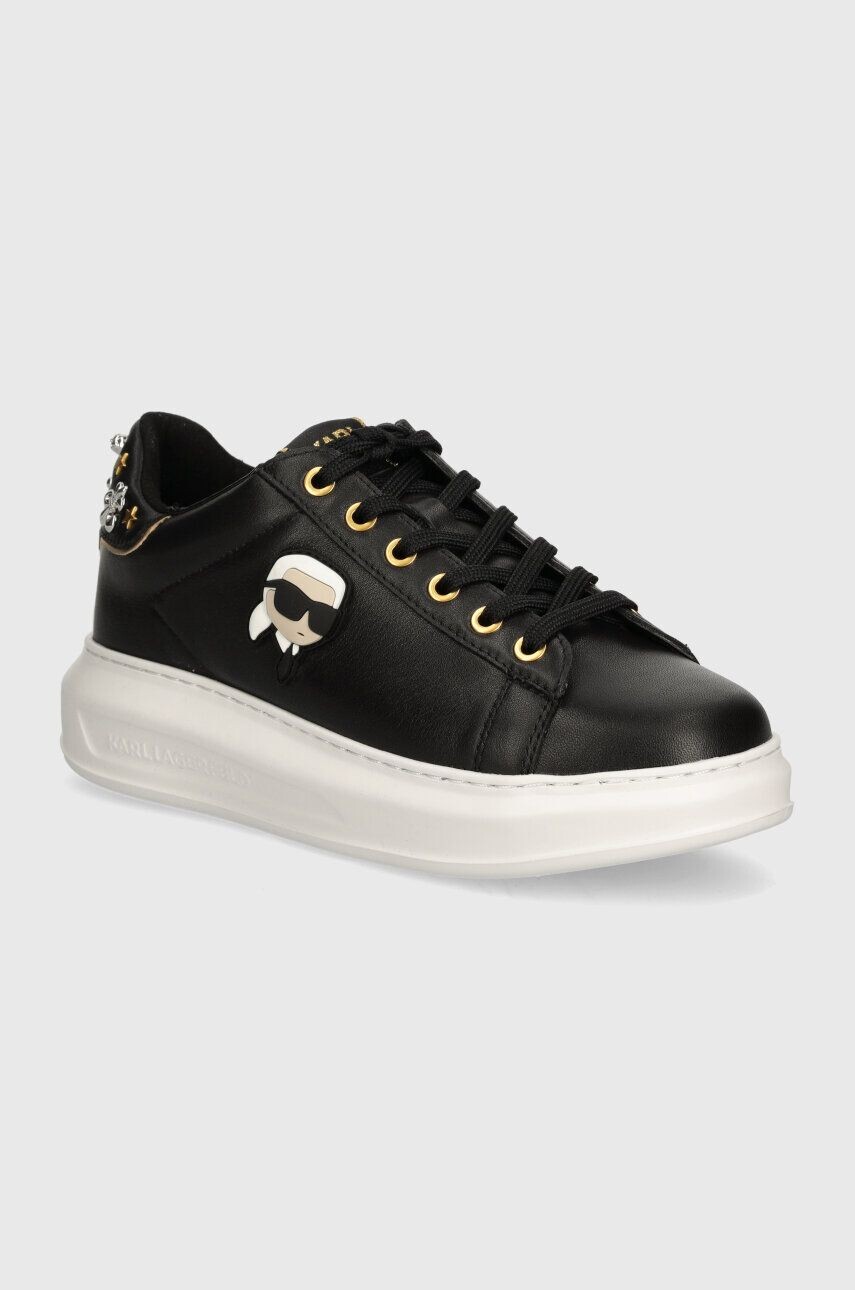 

Кожаные кроссовки Karl Lagerfeld KAPRI, черный