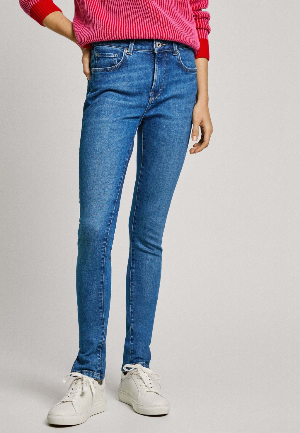 

Джинсы облегающего кроя Pepe Jeans, цвет Medium Blue Wiser Wash