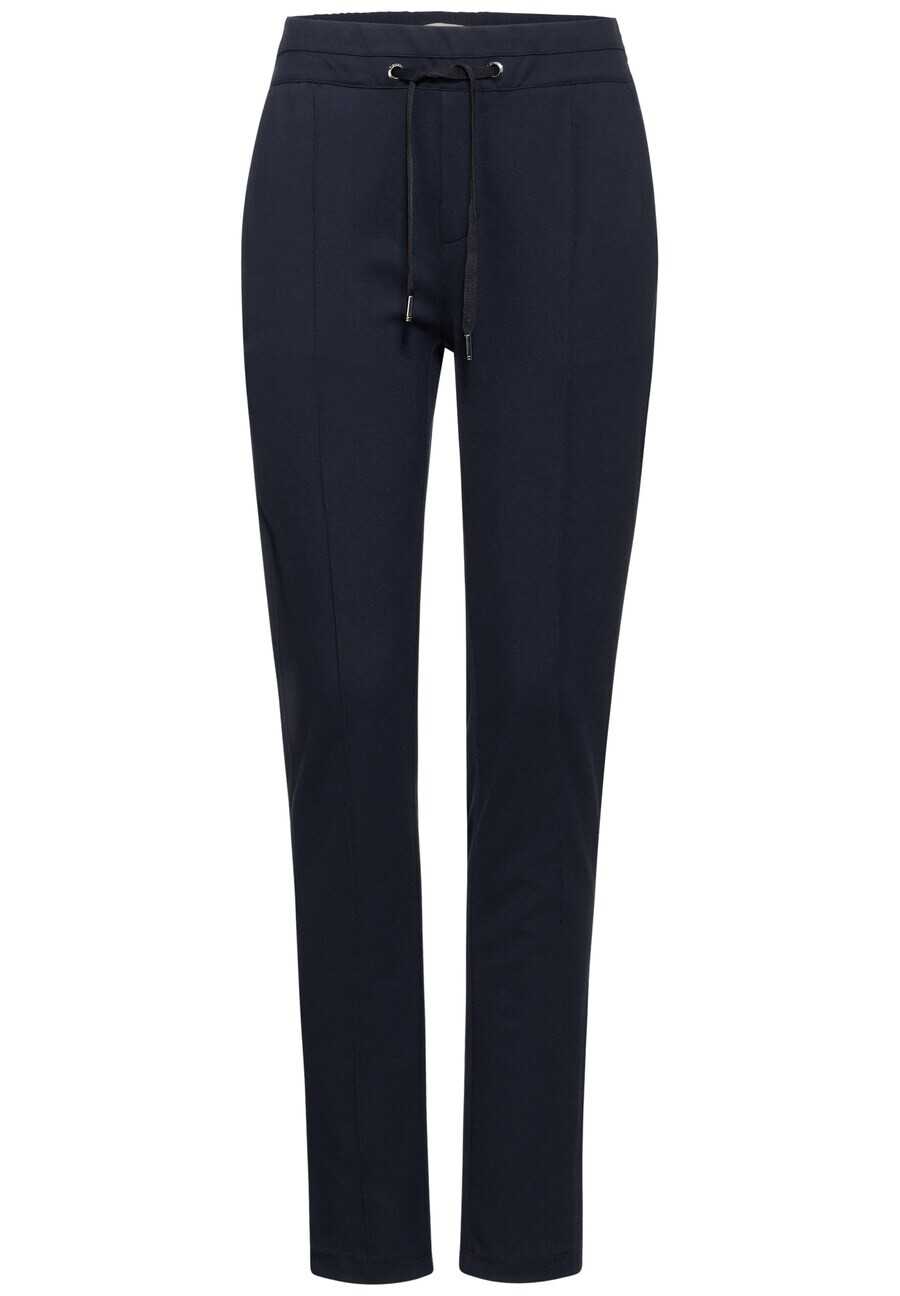 

Тканевые брюки STREET ONE Slim fit Pants, черный