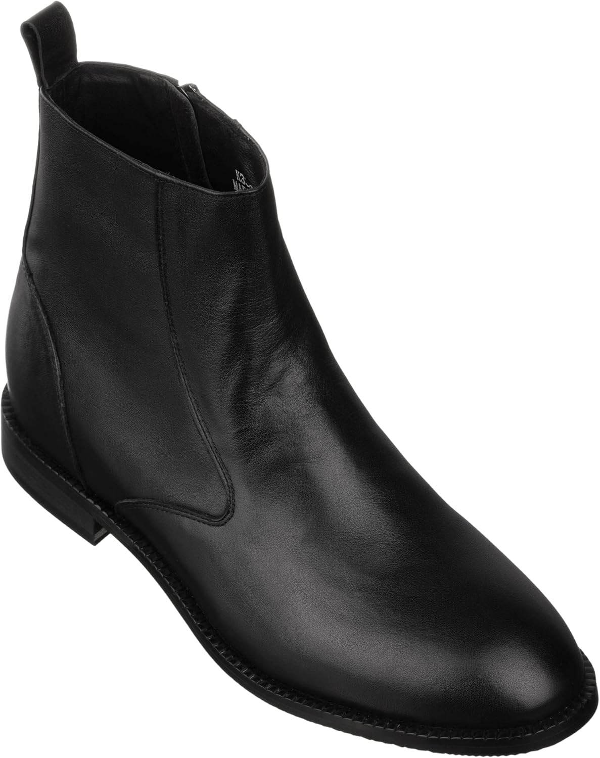 

Мужские невидимые обувные вставки для увеличения роста TOTO - коричневые кожаные ботинки Челси на молнии - увеличение роста на 7 см - K33093 - размер 7,5 D(M) US