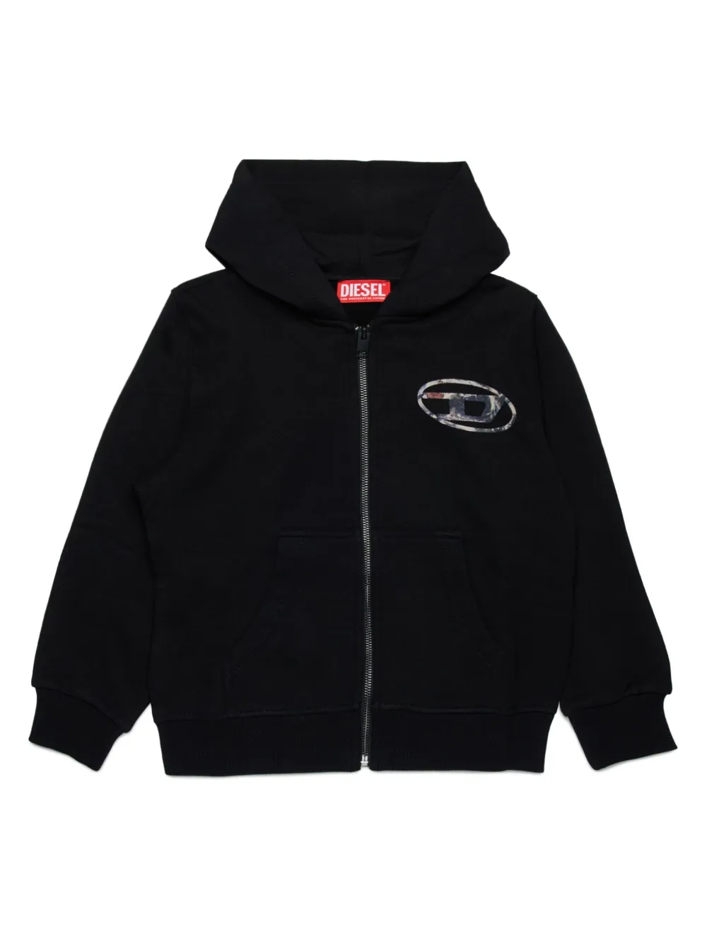 

Толстовка с логотипом Diesel Kids, черный