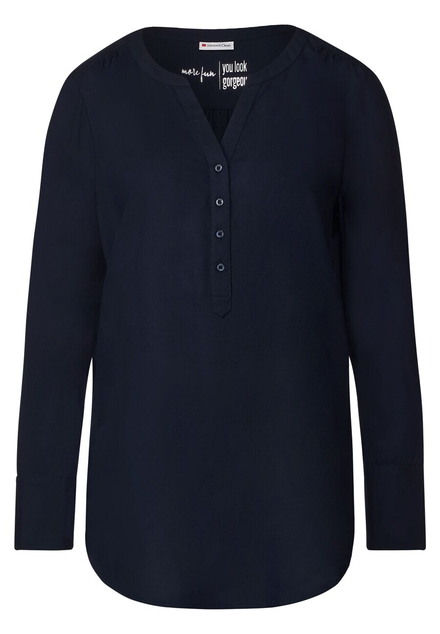 

Блузка STREET ONE Blouse Bamika, темно-синий