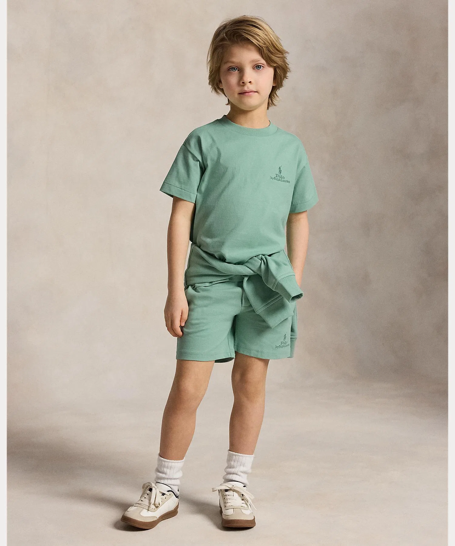 Детская футболка POLO RALPH LAUREN CHILDRENSWEAR — фото 4
