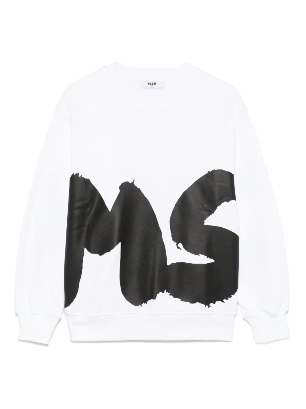 

Толстовка с логотипом MSGM Kids, белый