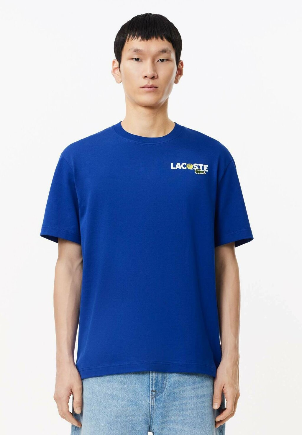 

Футболка с принтом TENNIS HERITAGE Lacoste, темно-синий