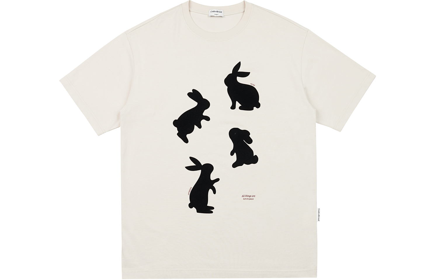 

Футболка женская CODICE.HE, экрю