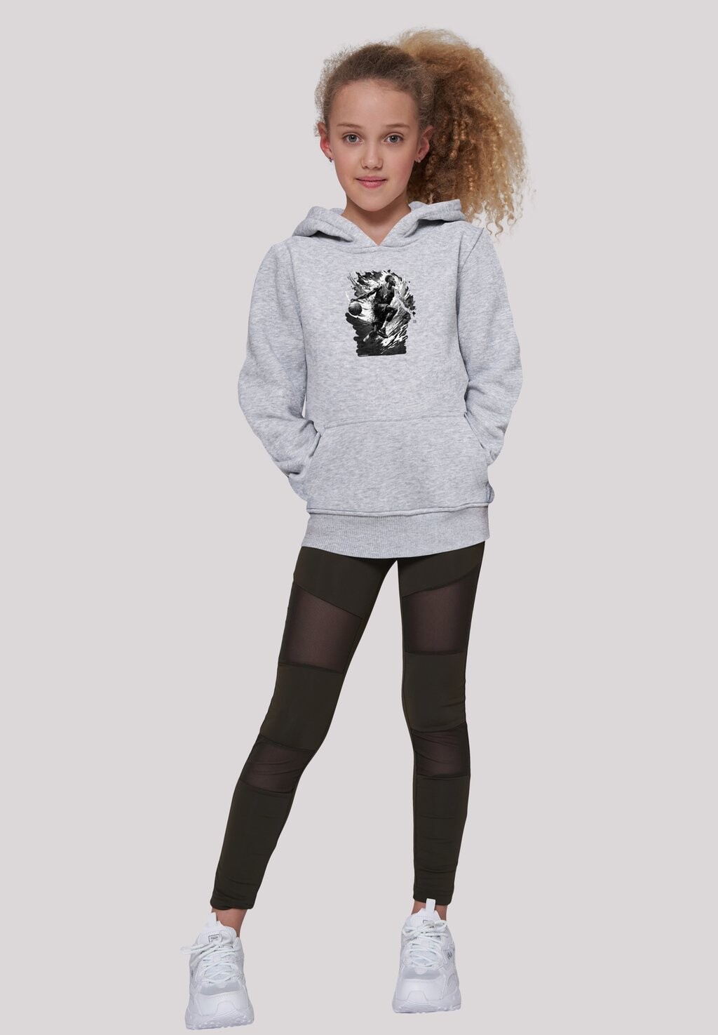 

Толстовка BASKETBALL SPLASH SPORT UNISEX F4NT4STIC, цвет heather grey