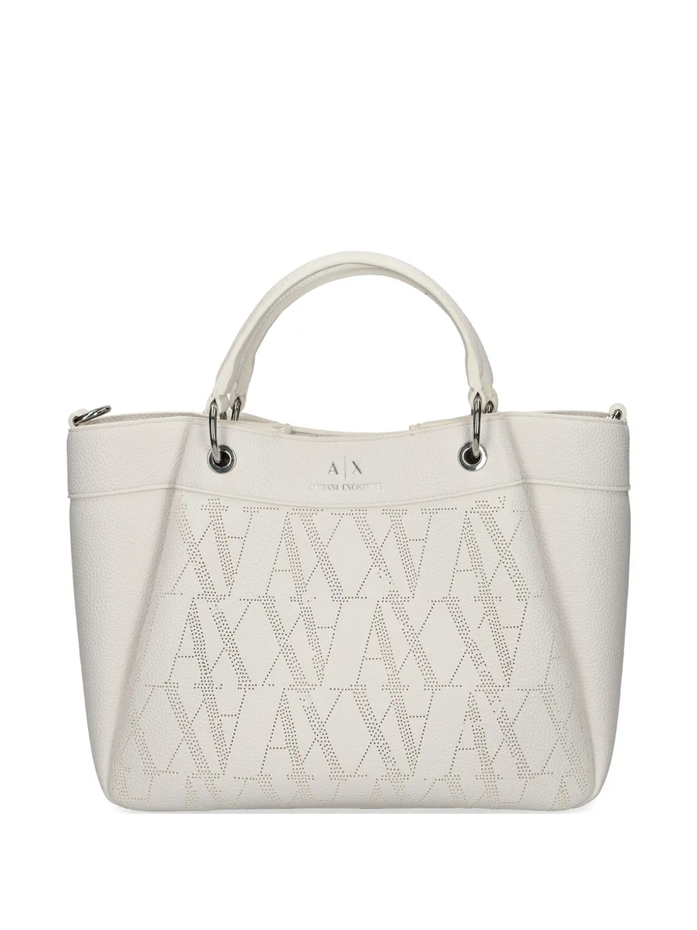 

Сумка-тоут с монограммой Armani Exchange, белый