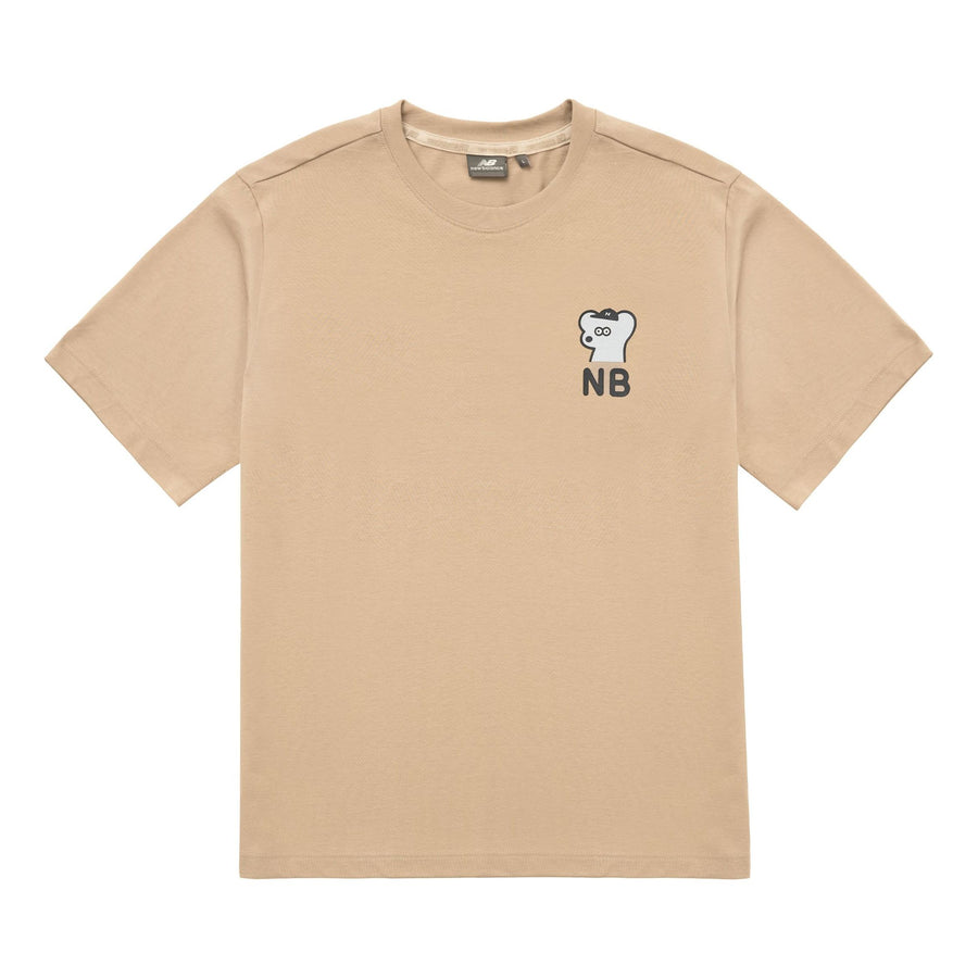 

Футболка New Balance x SEIJI ANDY Graphic Tee 'Beige', бежевый