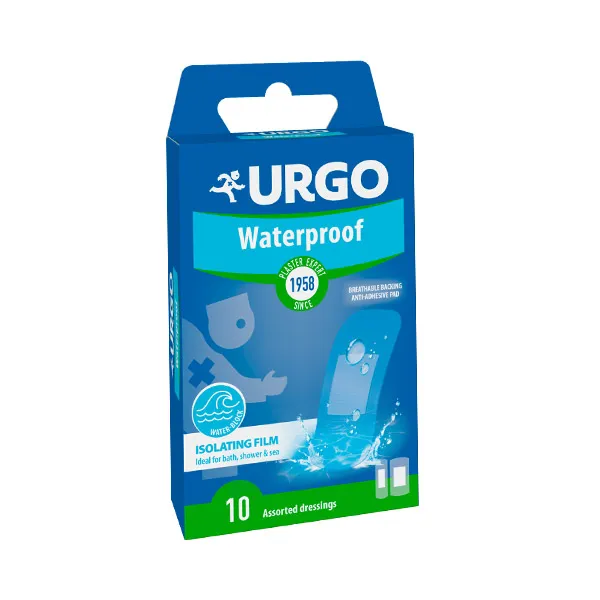 

Водонепроницаемые повязки Waterproof Urgo, 10 UD