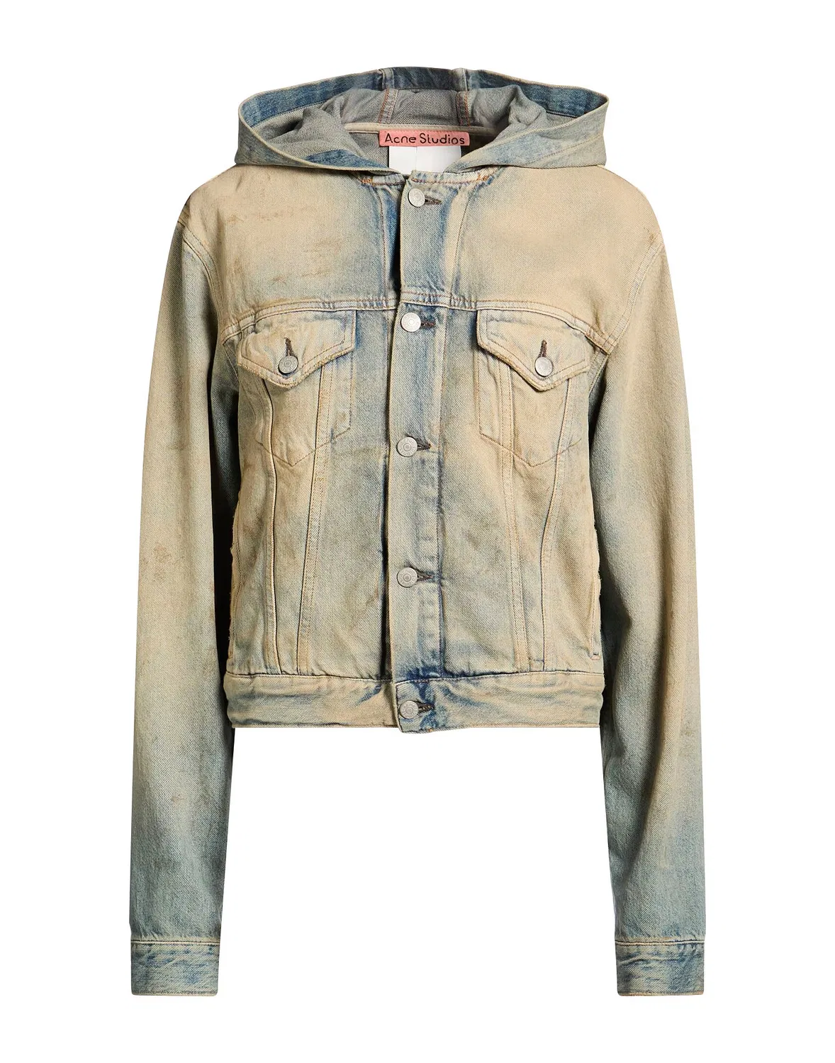 Джинсовая куртка Light Wash ACNE STUDIOS Синий