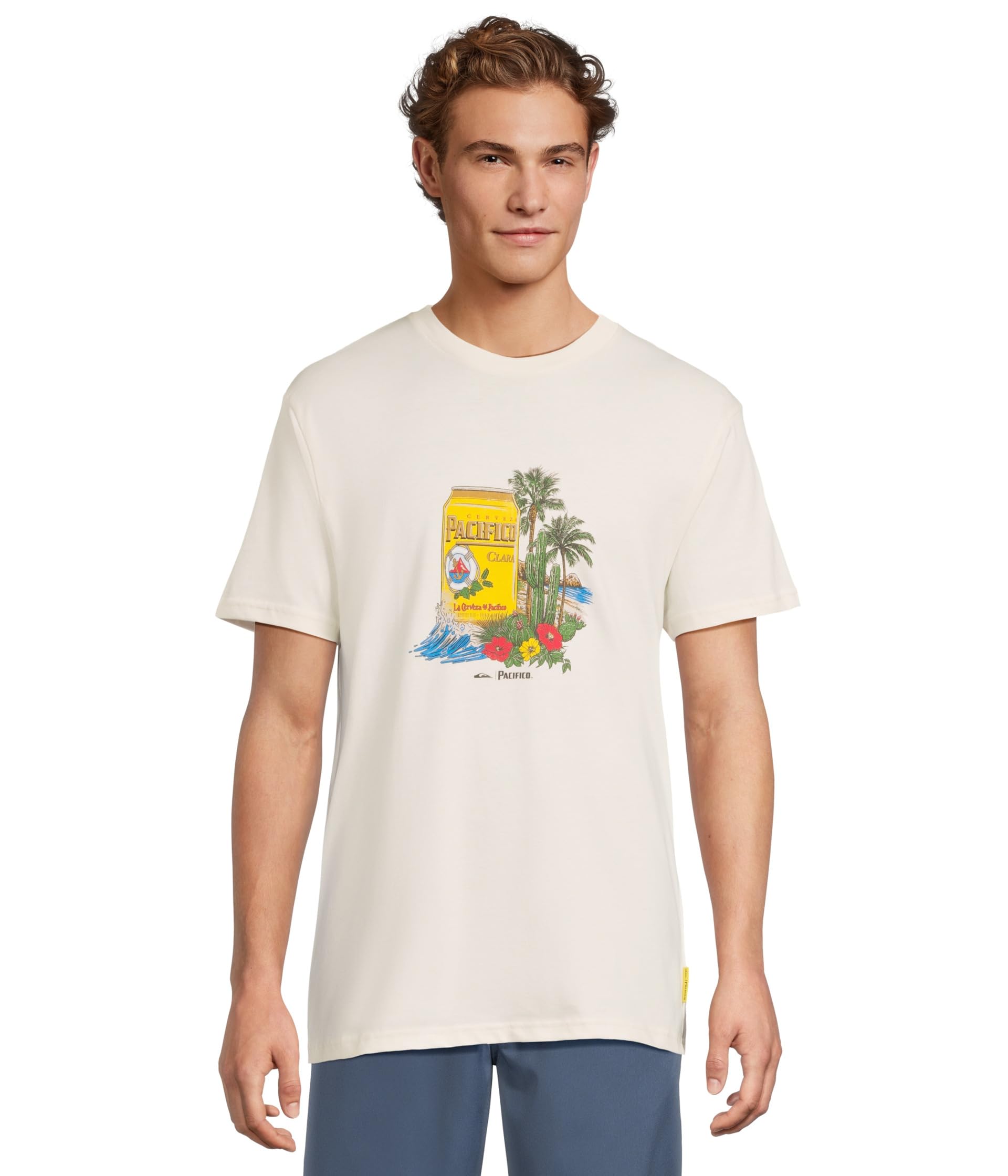 

Футболка Quiksilver Pacifico Sunstroke Short Sleeve Screen Tee, Tofu
