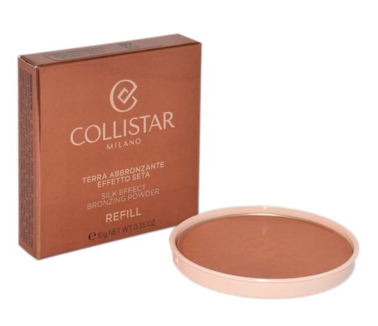 

Бронзирующая пудра Silk Effect, 07 бронзатор для лица Bali Glow Refil, 10 г Collistar