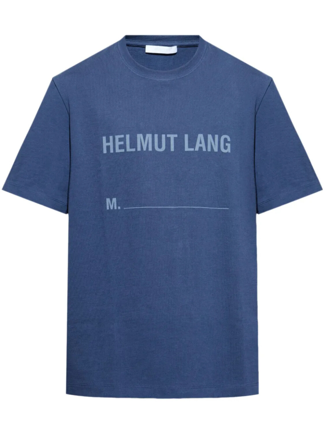 

Футболка с логотипом Helmut Lang, синий